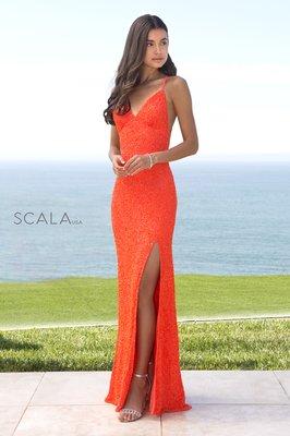 Scala beaded dresses are great for prom or formal events.