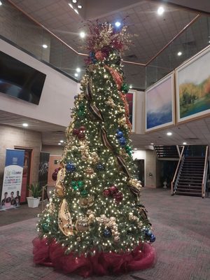 Trinity United Our Beautiful Christmas Tree in the Foyer of our Beautiful  Church