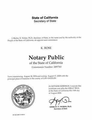 Rosie the Notary