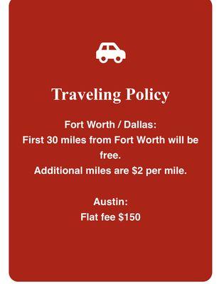 Travel policy