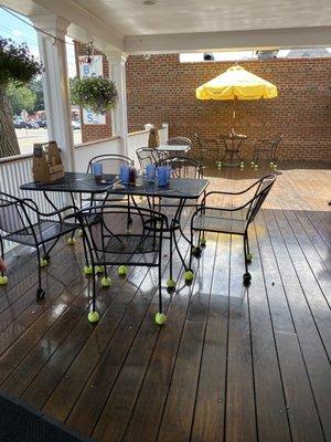 Outdoor seating