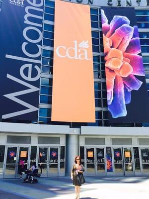 Dr. Azer at 2015 CDA Convention Center where she gets the top notch continuing educations!