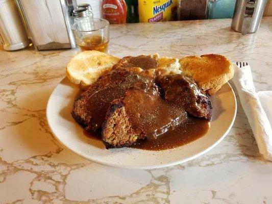 Meatloaf homemade of course. Special of the day!!!!