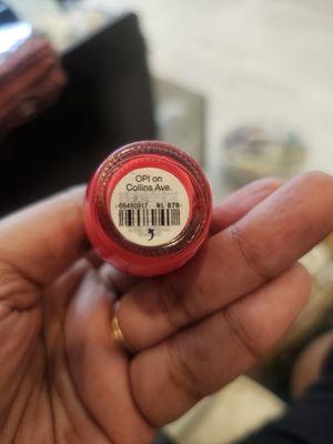 OPI color