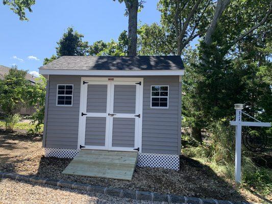 Vinyl siding shed 8x12