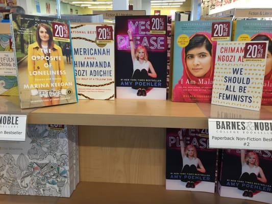 Bestseller shelf! Some great books :D