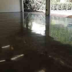 Polished Concrete garage floor in Memorial