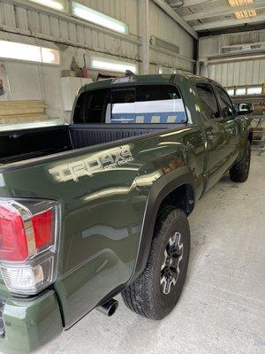 New Passenger Side Bed, Bumper, and Tail Gate