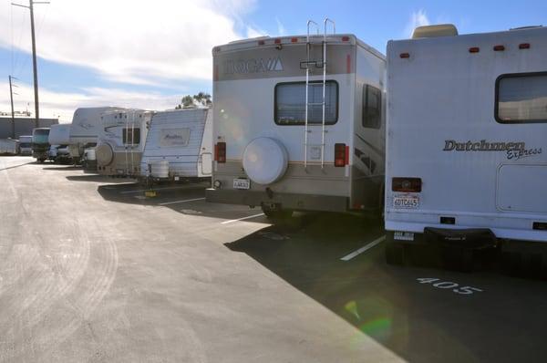 RV Storage, Boat Storage, Car Storage in Salinas, CA at Rossi Self Storage.