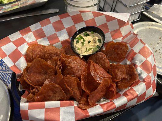 Pepperoni Chips - different but good