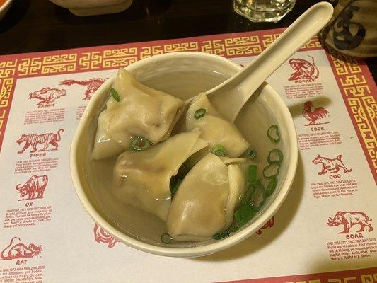 Wonton soup