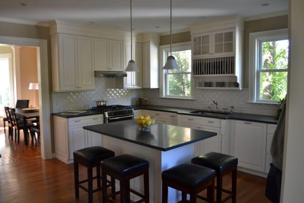 Melrose, MA Kitchen with Custom Cabinetry