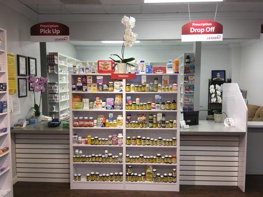 Items are easy to find in this pharmacy