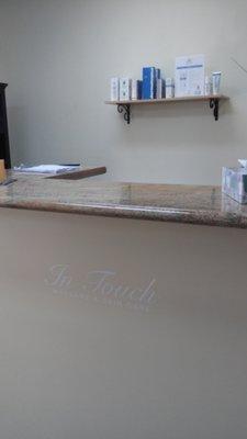 Reception desk