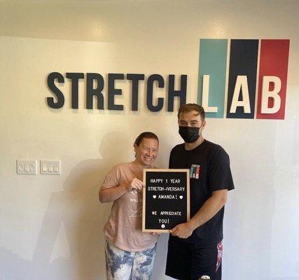 One year anniversary being apart of stretch lab and loving every minute