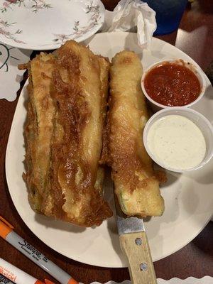 Fried zucchini