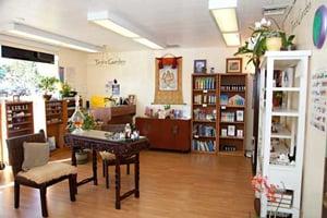 This is our teaching and retail space. It is a peaceful & lovely environment.