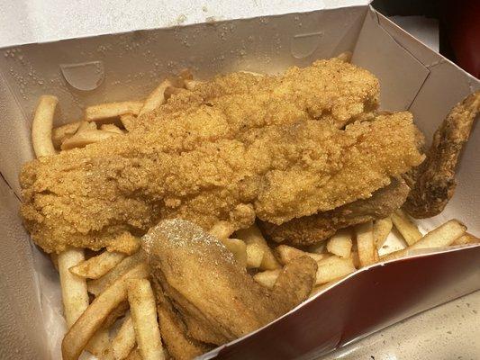 Catfish Fillets Dinner