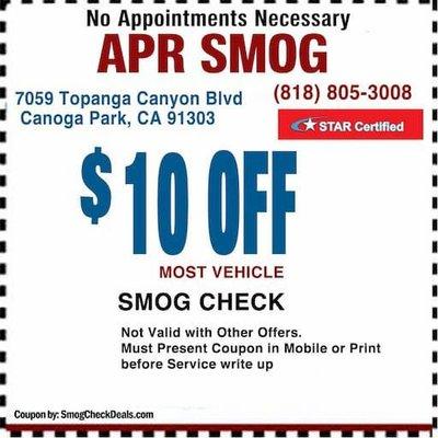 Discount Smog Check