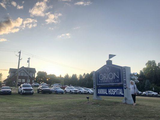 The outside of our new hospital at our open house