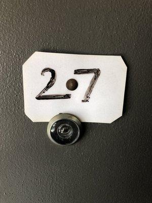 Our room number