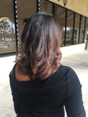 Beautiful bayalage highlights!