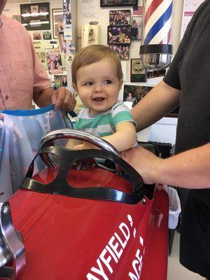 First haircut! Joe was great!