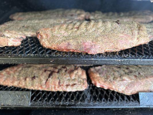 Smoked Garlic Parmesan Ribs