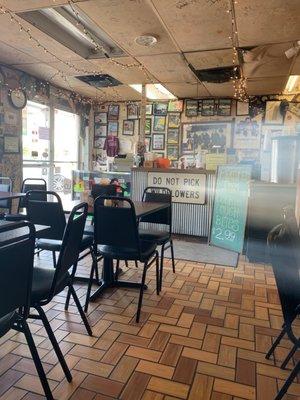 The counter area. Where you pay after the meal if you're dining in