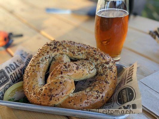 Pretzel Hour... 4-5pm during the week... Free pretzel with a pint.