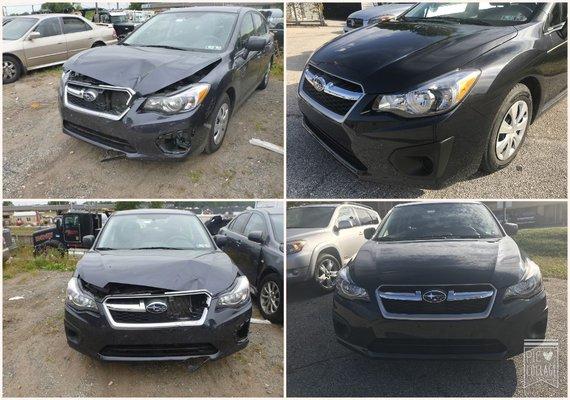 Impreza before & after