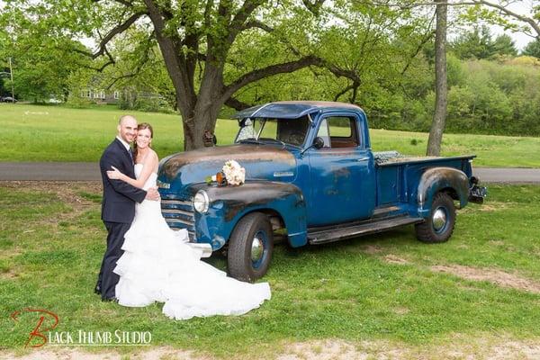 Vintage truck for weddings, engagements, senior class pictures