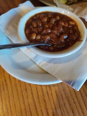 Side dish of baked beans - you must try