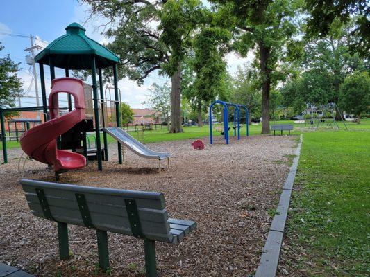 Playground and swings