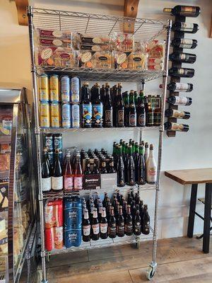 Beer shelves