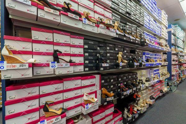 Dress Shoe Section of Store