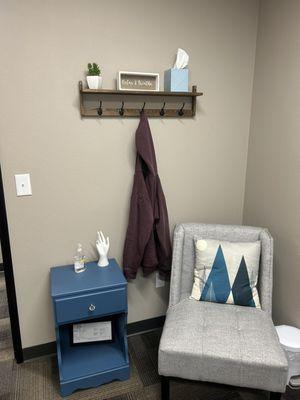 Part of massage room.