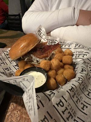 Burger and Pepper jack Bites