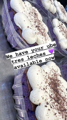 UBE TRES LECHES - top seller at our bakery!