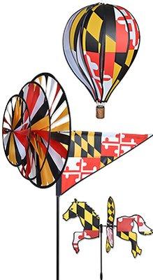 Everything Maryland! Wind spinners, whirligigs, Crab decals, magnets, hats, tote bags, decorative flags, mailbox covers, doormats...