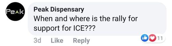 PEAK supports ICE. So if you don't support tearing families apart then shop elsewhere.