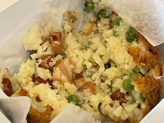 Inside the arancini