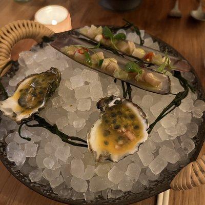 Razor Clams & Oysters