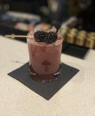 Blackberry Bourbon Smash.