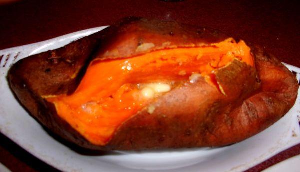 Baked sweet potato