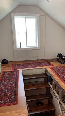 Refinished staid and attic floor - Beautiful!