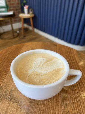 Latte (pretty basic with skim milk & lavender syrup)  $5.75