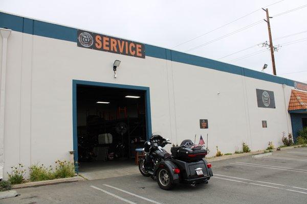 Garage Entrance.