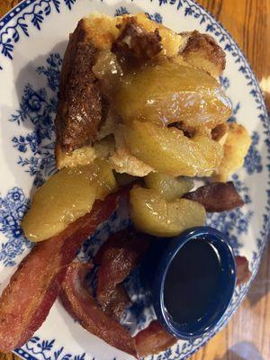 Baked Apple French toast (dry)