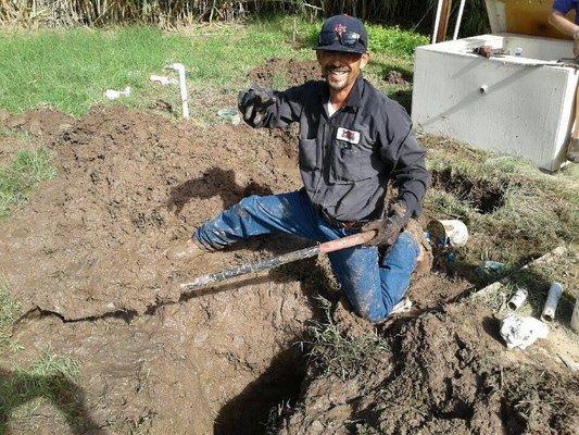 Water and gas line repair